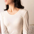 Cosilana - T-shirt femme manches longues, laine-soie Cosilana