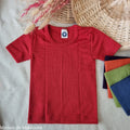 Cosilana - T-shirt enfant manches courtes, laine-soie Cosilana