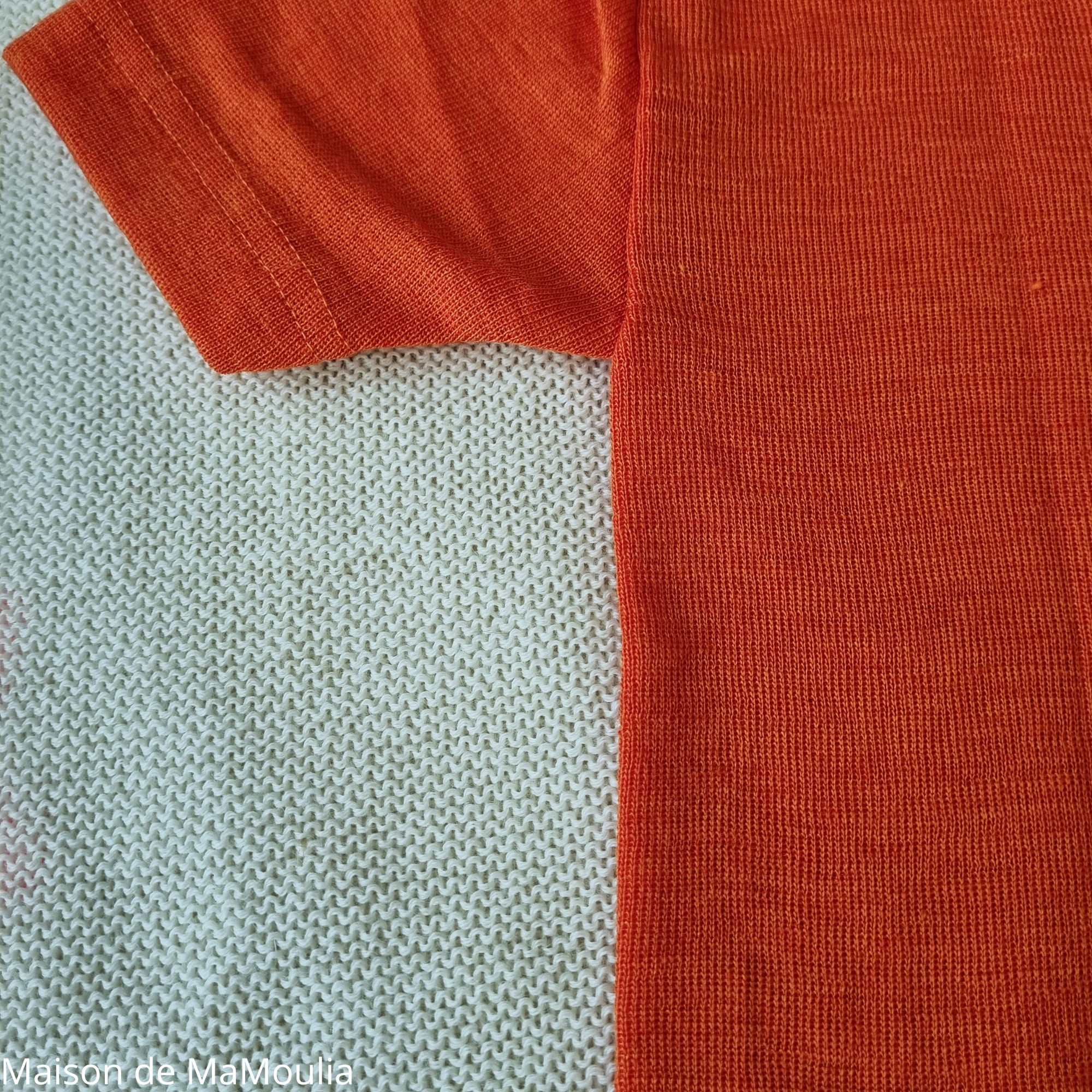 Cosilana - T-shirt enfant manches courtes, laine-soie