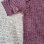 Cosilana - Body bébé manches courtes, laine-soie-coton Cosilana