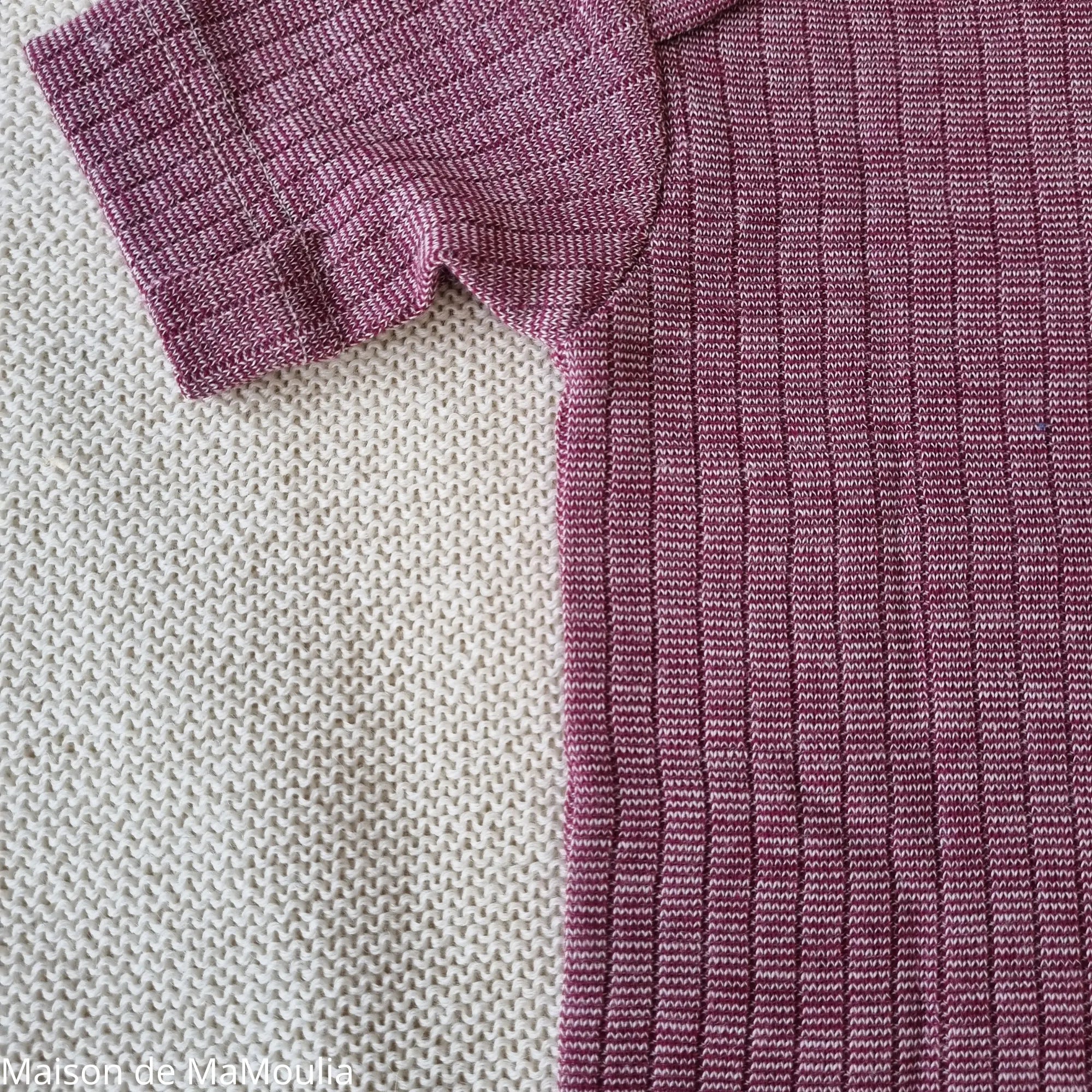 Cosilana - Body bébé manches courtes, laine-soie-coton Cosilana