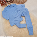 Cosilana - Pantalon bébé, laine-soie-coton