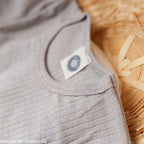 Cosilana - T-shirt manches courtes enfant, laine-soie-coton