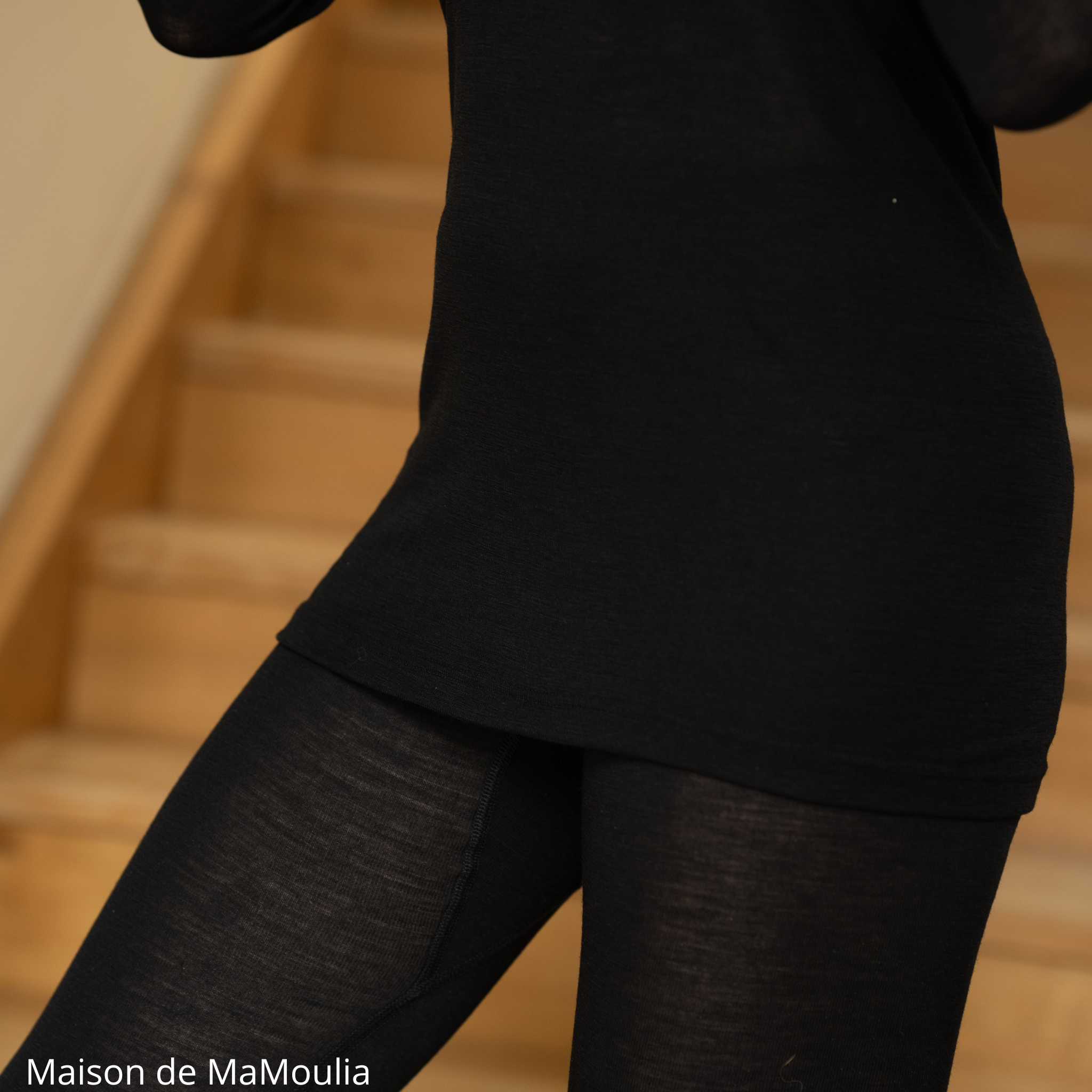 Cosilana - T-shirt femme manches longues, laine-soie