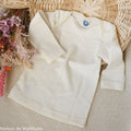 Cosilana - T-shirt bébé manches longues, laine-soie Cosilana