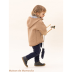 Disana - Veste bébé enfant, laine bouillie avec zip