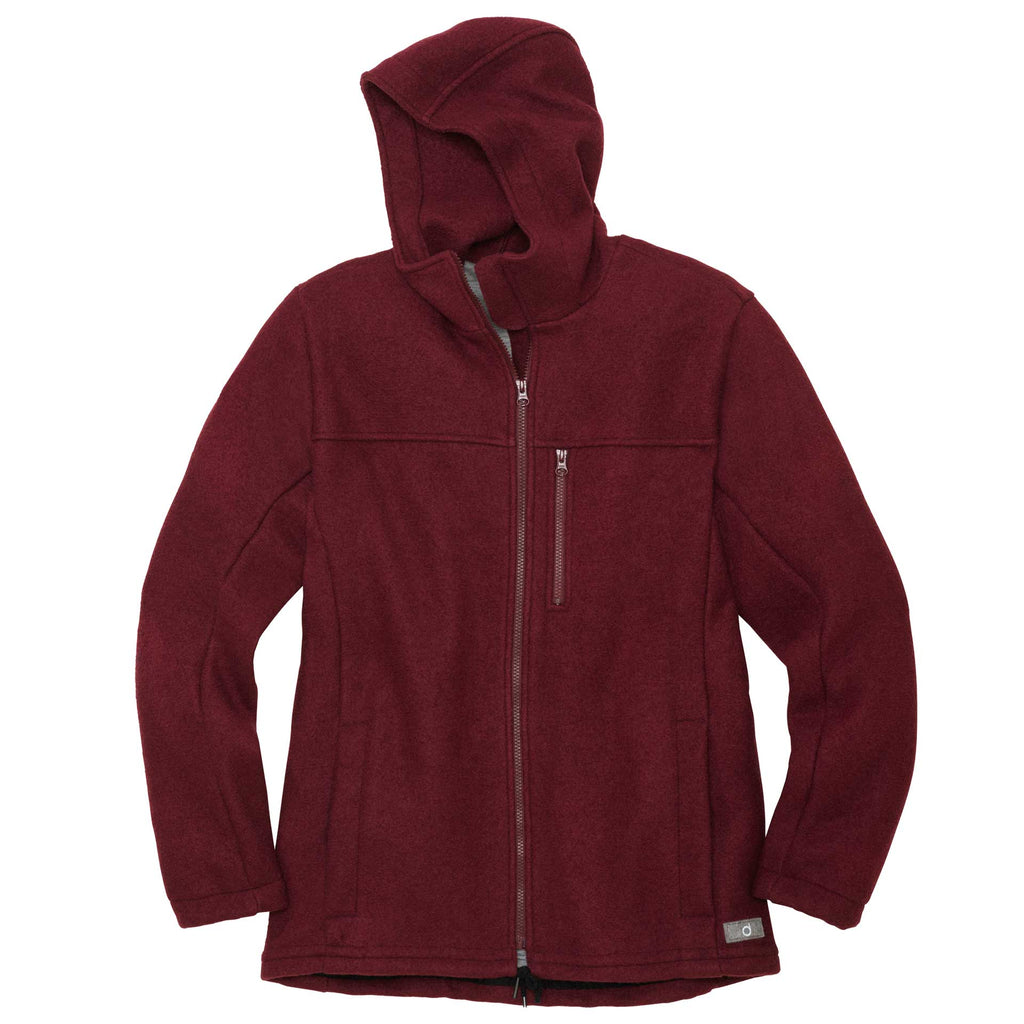Disana - Veste à capuche homme, laine bouillie
