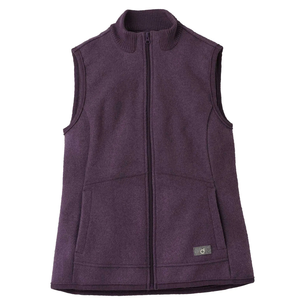 Disana - Gilet sans manches femme, laine bouillie Disana