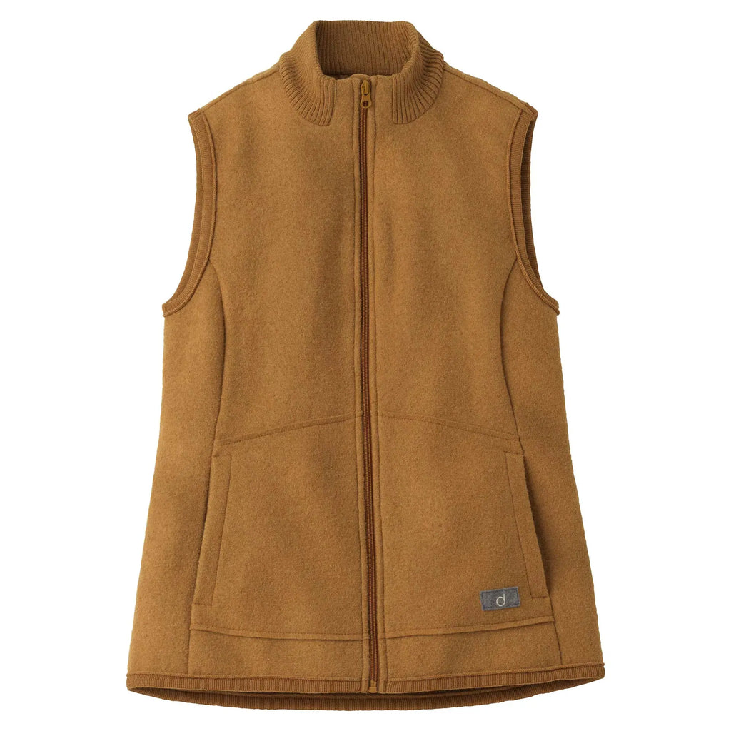 Disana - Gilet sans manches femme, laine bouillie Disana
