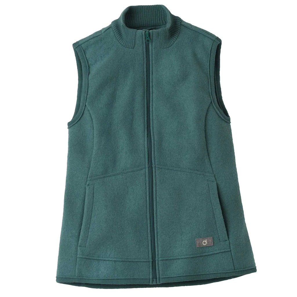 Disana - Gilet sans manches femme, laine bouillie Disana