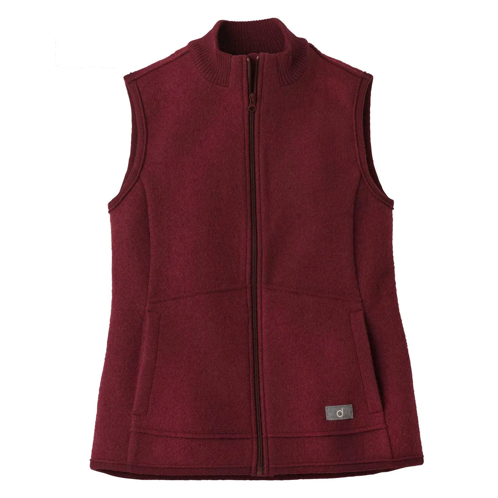 Disana - Gilet sans manches femme, laine bouillie Disana