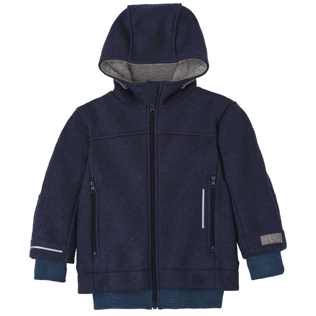 DISANA - Children's Outdoor Jacket in Boiled Wool