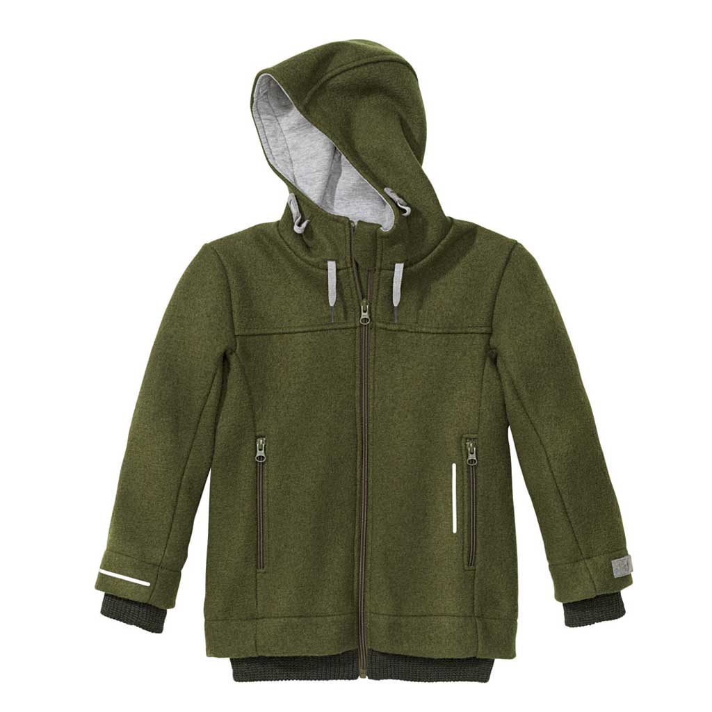 DISANA - Children's Outdoor Jacket in Boiled Wool