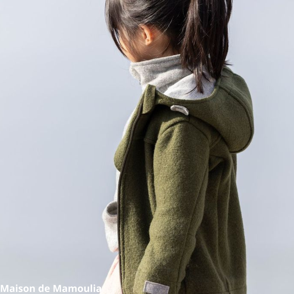 DISANA - Children's Outdoor Jacket in Boiled Wool