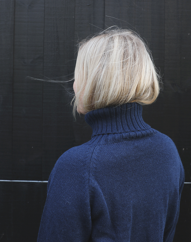 Esencia - Pull court col montant Vinni, pur alpaga