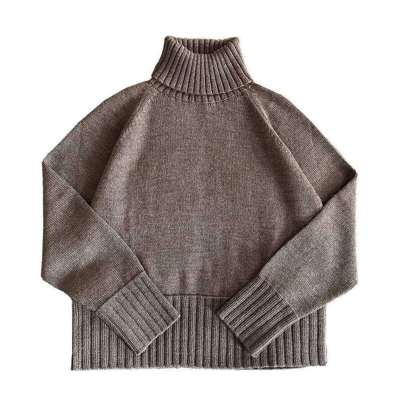 Esencia - Pull court col montant Vinni, pur alpaga