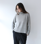 Esencia - Pull court col montant Vinni, pur alpaga