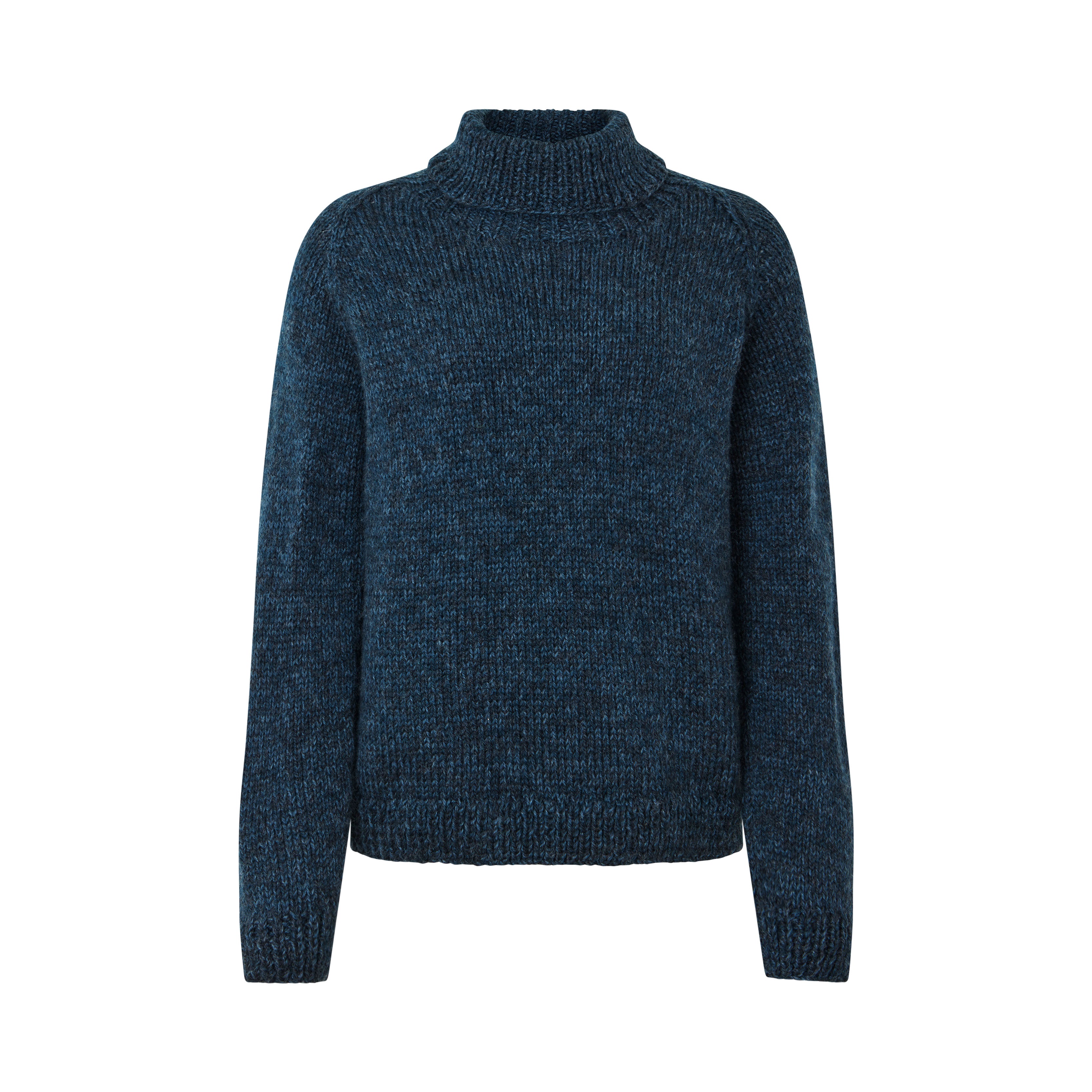 Fuza Wool - Pull Yrsa col roulé laine mérinos, tricoté main